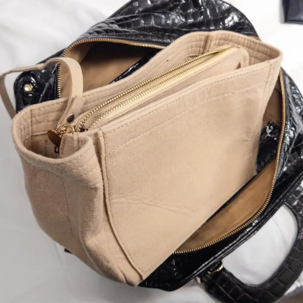 MCM Harlequin Satchel Bag Black Leather Y2K Maximalist Collector
